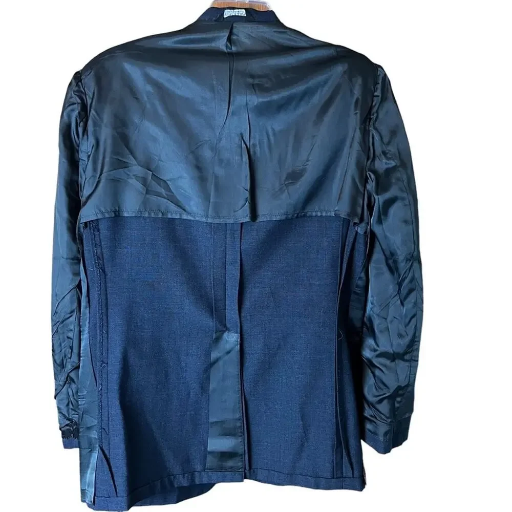 Botany 500 Men’s Vintage Two Piece Suit 44L Check Career Office